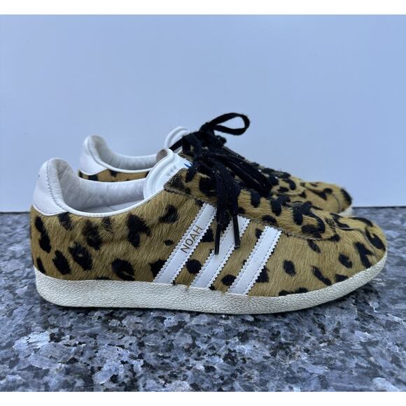 Noah X Adidas Originals Gazelle OG Cheetah Print FY5378 Old Gold/Cloud Men’s 6 main image 8